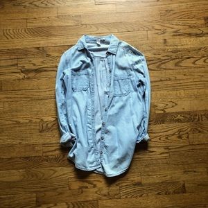 Oversized Denim Shirt